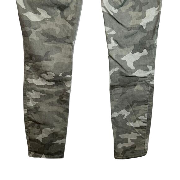 Gap 1969 Womens Camouflage Low Rise Always Skinny Zipper Pocket Jeans 27 Grunge - Picture 8 of 12